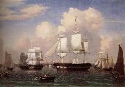 unknow artist Warship oil